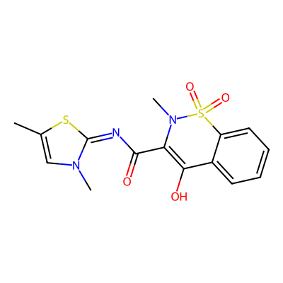 Chemical structure of Meloxicam EP Impurity C
