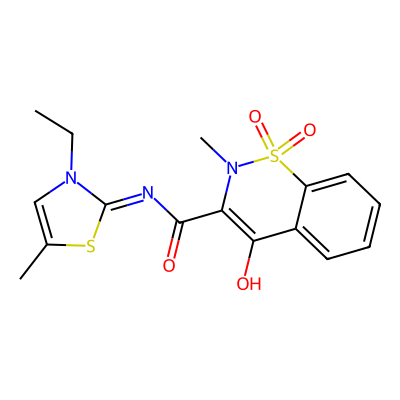 Chemical structure of Meloxicam Impurity D