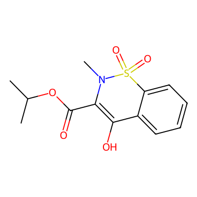 Chemical structure of Meloxicam EP Impurity F