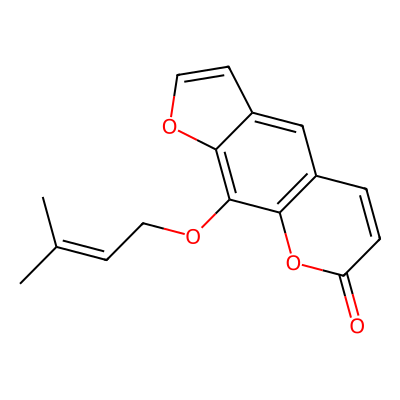 Chemical structure of Marmelosin