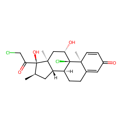 Chemical structure of Mometasone Impurity G