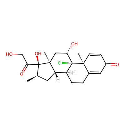Chemical structure of Mometasone Impurity K