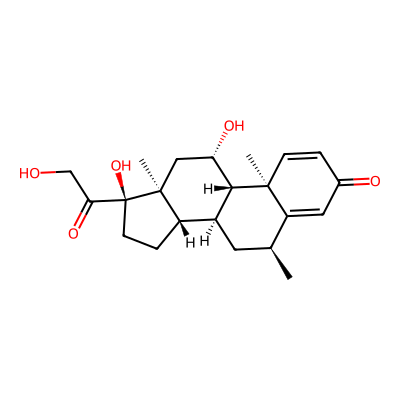 Chemical structure of Methyl Prednisolone Hydrogen Succinate Impurity A