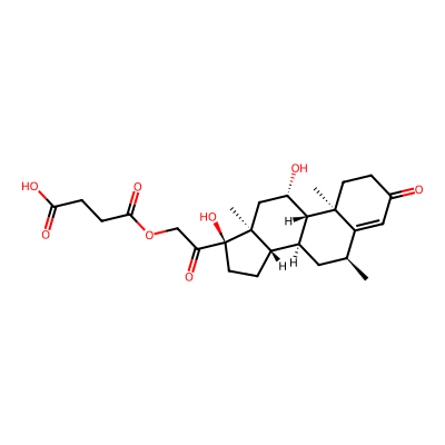 Chemical structure of Methyl Prednisolone Impurity D
