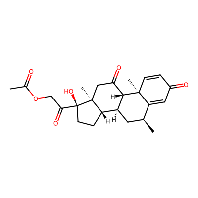 Chemical structure of Methylprednisolone Acetate EP Impurity K