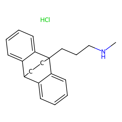 Chemical structure of Maprotiline HCL