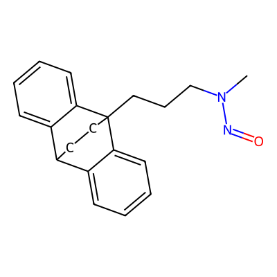 Chemical structure of N-Nitroso Maprotiline Impurity