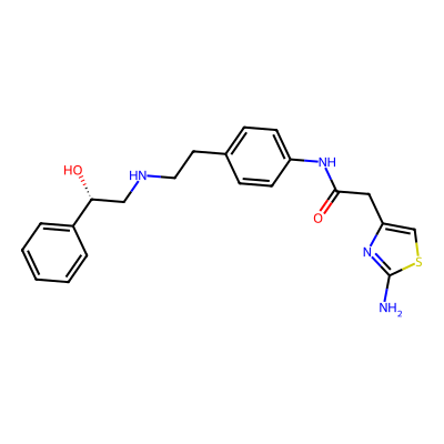 Chemical structure of Mirabegron EP Impurity A