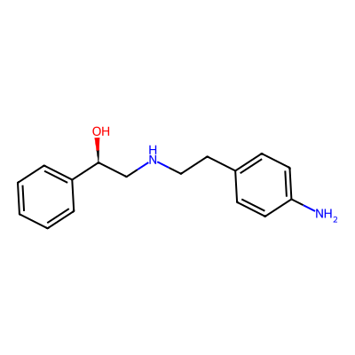 Chemical structure of Mirabegron Impurity B