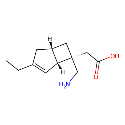 Chemical structure of Mirogabalin