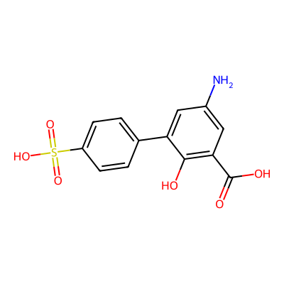 Chemical structure of Mesalamine Ep Impurity P