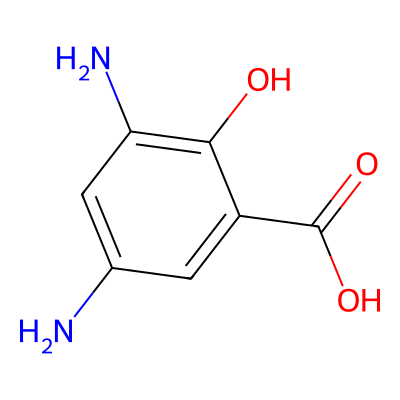 Chemical structure of Mesalazine EP Impurity J