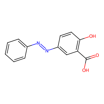 Chemical structure of Mesalazine Impurity I