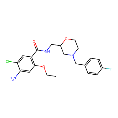 Chemical structure of Mosapride