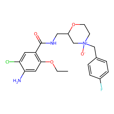 Chemical structure of Mosapride N-Oxide