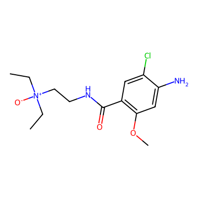 Chemical structure of Metoclopramide Impurity G