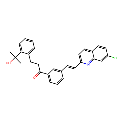 Chemical structure of Montelukast Ketone Impurity