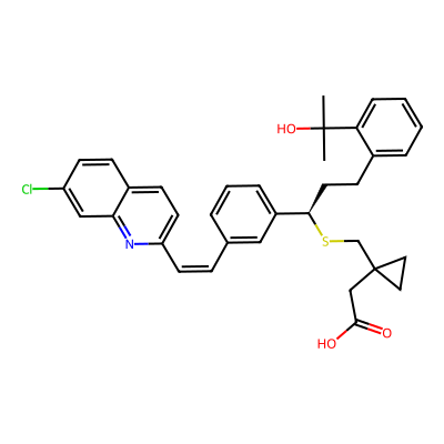 Chemical structure of Montelukast Cis-isomer