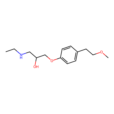 Chemical structure of Metoprolol EP Impurity A