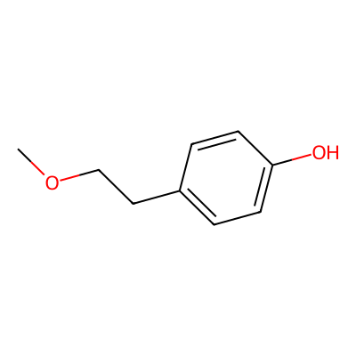 Chemical structure of Metoprolol EP Impurity B
