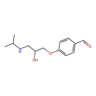 Chemical structure of Metoprolol EP Impurity C