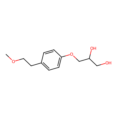 Chemical structure of Metoprolol EP Impurity D