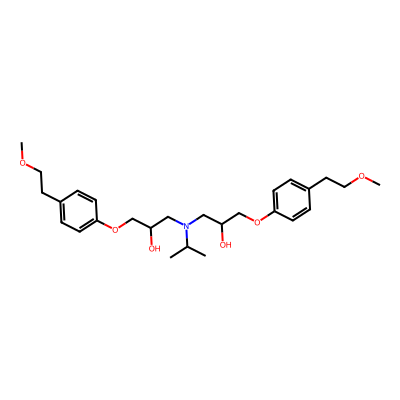 Chemical structure of Metoprolol EP Impurity O