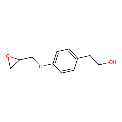 Chemical structure of Metoprolol Epoxide
