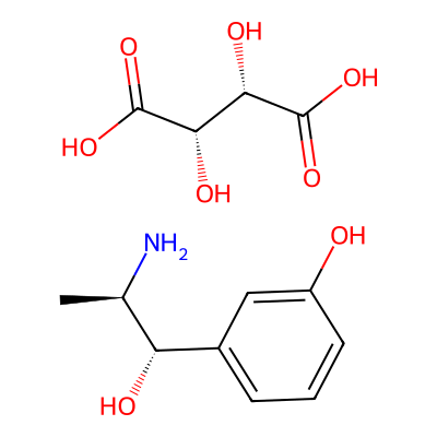Chemical structure of Metaraminol Enantiomer