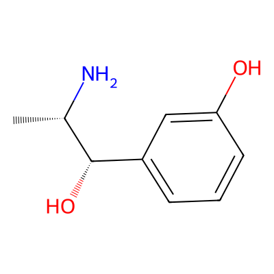 Chemical structure of Threo-Metaraminol