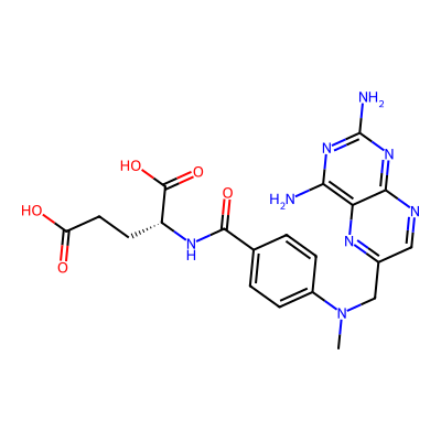 Chemical structure of Methotrexate EP Impurity F