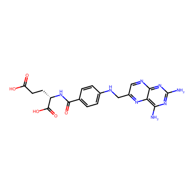 Chemical structure of Methotrexate EP Impurity B