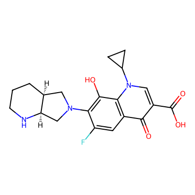 Chemical structure of Moxifloxacin Hydrochloride Impurity-E (EP)