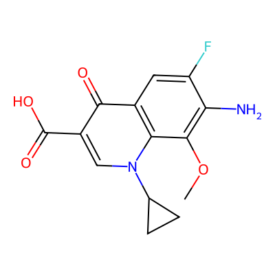 Chemical structure of Floxacin amine