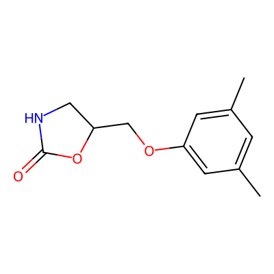 Chemical structure of Metaxalone