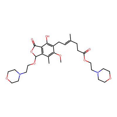 Chemical structure of Mycophenolate Mofetil EP Impurity B