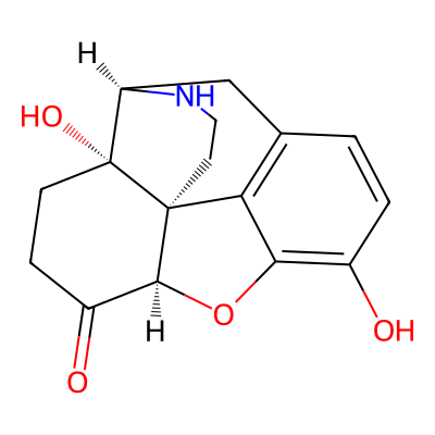 Chemical structure of Noroxymorphone