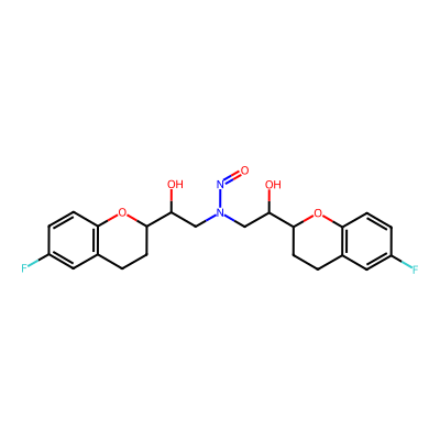Chemical structure of N-Nitroso-Nebivolol