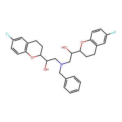 Chemical structure of rac N-Benzyl Nebivolol