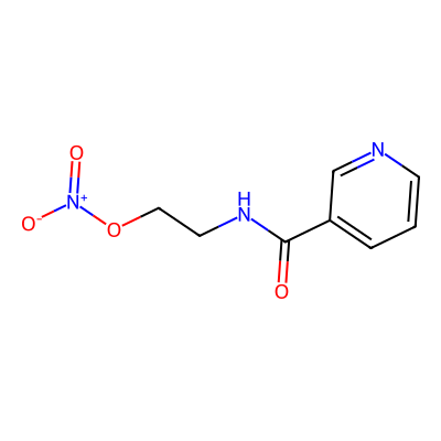 Chemical structure of Nicorandil