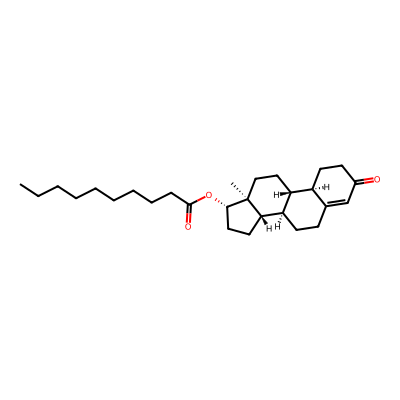 Chemical structure of Nandrolone Decanoate