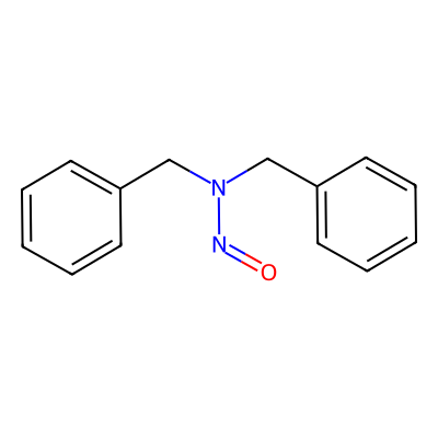 Chemical structure of N-Nitrosodibenzylamine