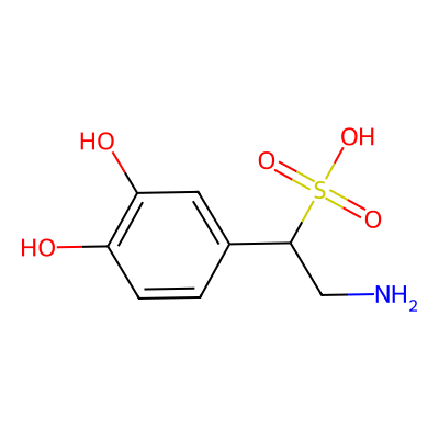 Chemical structure of Norepinephrine Sulfonic Acid