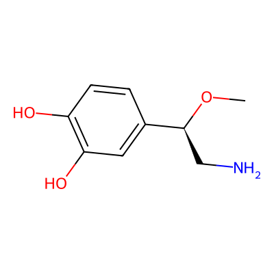 Chemical structure of Noradrenaline Methyl Ether