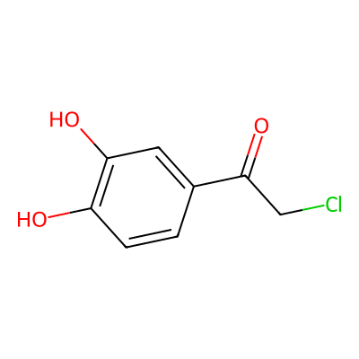 Chemical structure of 2-Chloro-1-(3,4-dihydroxyphenyl)ethanone