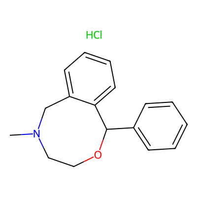 Chemical structure of Nefopam Hydrochloride