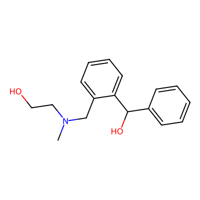 Chemical structure of Nefopam impurity A