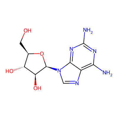 Chemical structure of Nelarabine Diamine