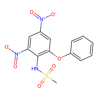 Chemical structure of Nimesulide EP Impurity A