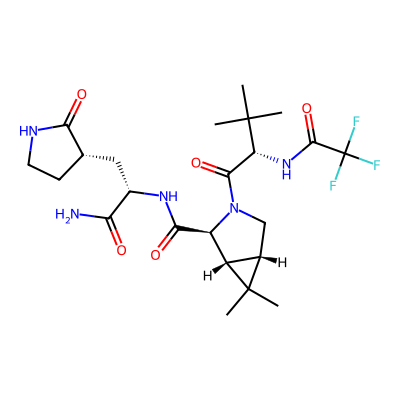 Chemical structure of Nirmatrelvir Impurity C